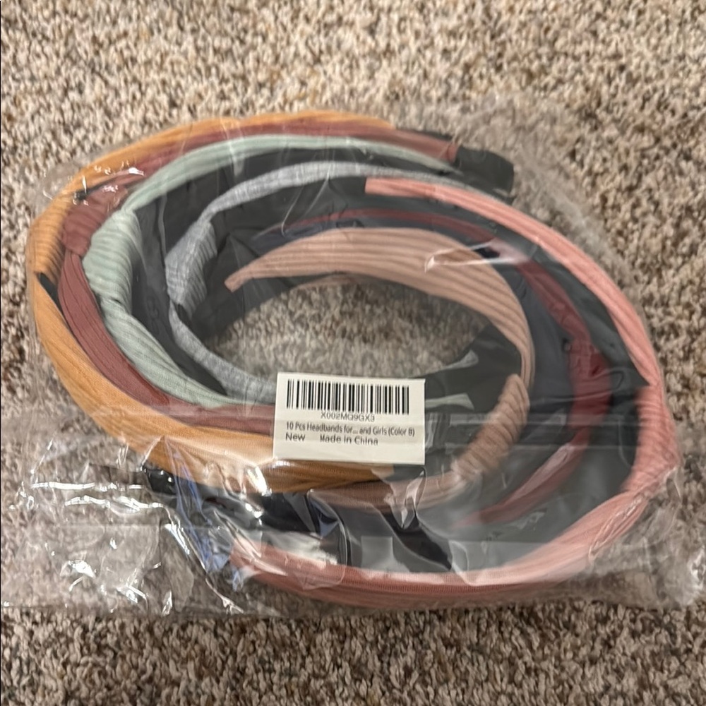 Colorful Headband Set of 10